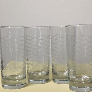 New 4 Patron Tequila Glasses